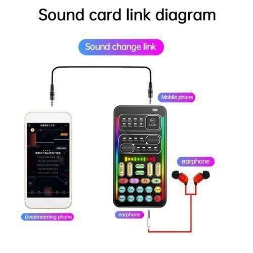 Generic New I9 Voice Changer Full Kit Multiple Audio Effect Bluetooth - image 4