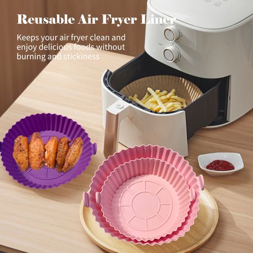 Hot Sale Reusable Silicone Pot Basket Air Fryer Liners Reusable