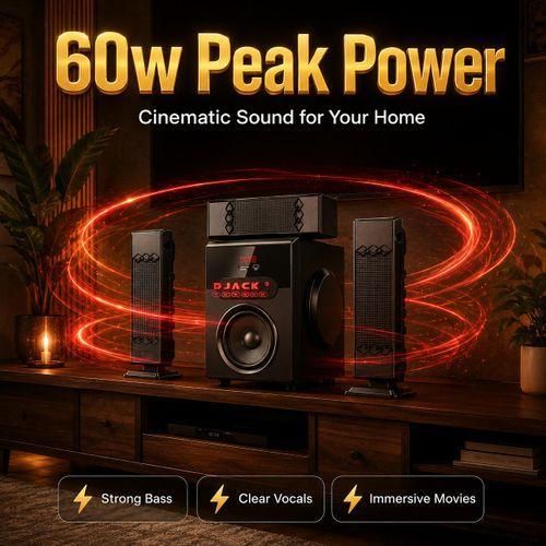 Djack Super Bass 3 In 1 Bluetooth Home Theatre Dj-D3L - image 2