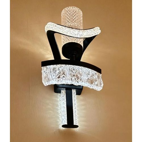 Generic Luxury Crystal Wall Lamp – Modern Elegant Design, Warm Glow - image 2