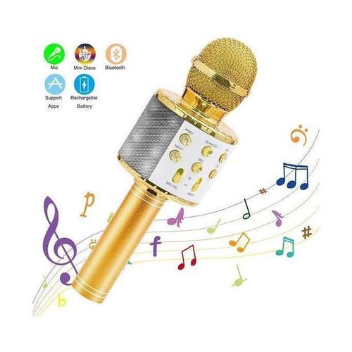 Generic BT Wireless Microphone Karaoke Speaker-1Pcs