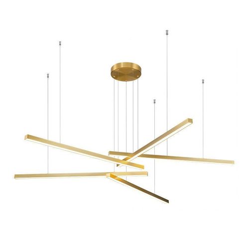 Generic Modern Abstract Geometric Linear LED Chandelier 600mm - image 2