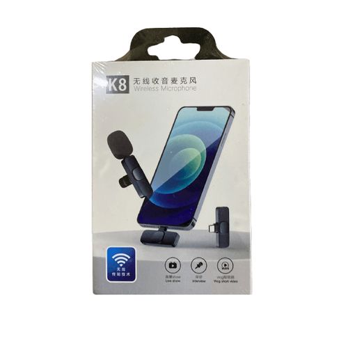 K8 Wireless Collar Mic iPhone/Android & Type C