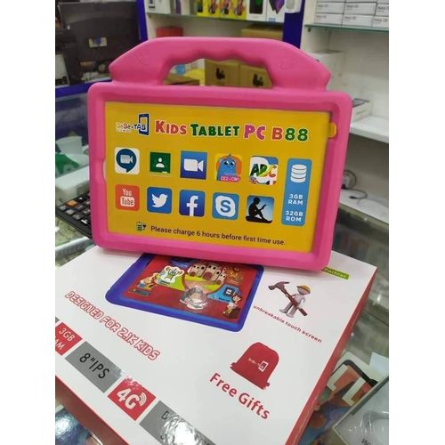 Tablette incascable pour enfant - bébé TAB B88 - 8 - 32Go/3 Go Ram - 2  MP/5 MP - Dual Sim - 3000mAh