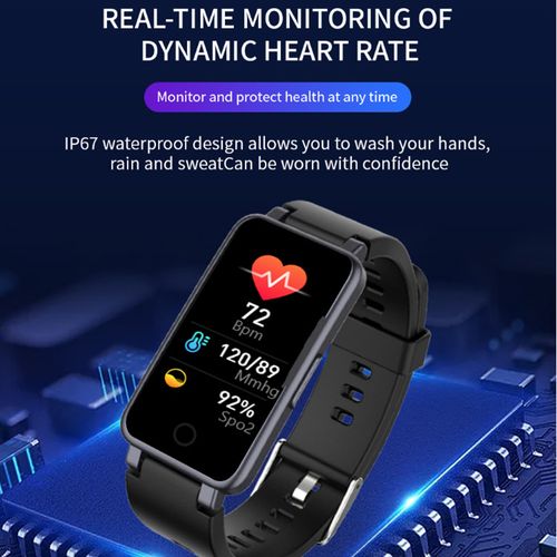 Buy Fitness Tracker, AMERTEER Activity Tracker Heart Rate Monitor Smart  Bracelet Bluetooth 4.0 Waterproof Smart watch Pedometer Monitor Step  Tracker Smart Barcelet for iOS and Android (Black+Red) Online at  desertcartINDIA