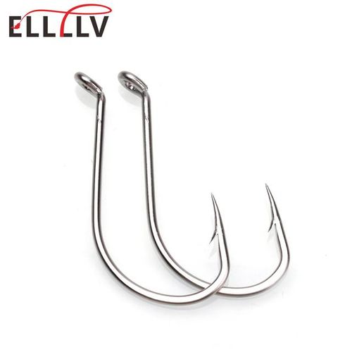 Generic Ellllv Stainless Steel Ocus Hook Saltwater Fish Hooks Sea