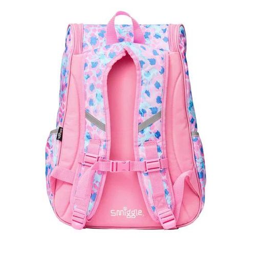 Smiggle Block Backpack Travel Bag School Bag with Three Zipped Compartments  for Kids Above 3 Years of Age - Pastel Print : Amazon.in: Bags, Wallets and  Luggage