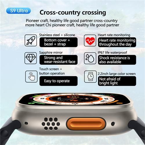 Generic Series 10 Ultra3 2.3-inch Bluetooth Calling Full Touchscreen Smartwatch - image 3