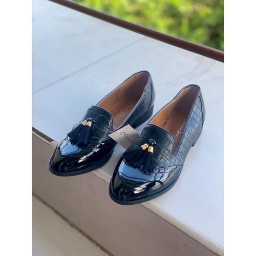 Tassel flat shoes sales