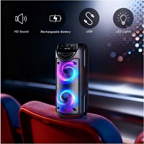 Generic Portable Bluetooth RV Stereo Speaker With Deep Bass Subwoofer Wireless PA Speaker - image 4