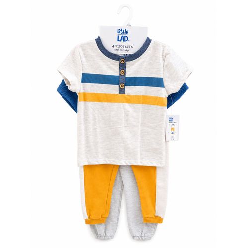 Little Lad 4 Piece Toddler Boy Clothing Set
