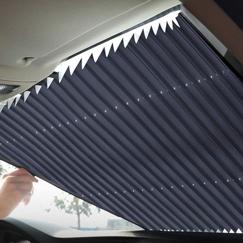 Generic Retractable Car Windshield Sunshade Foldable Auto Front Window Sun Visor - image 4