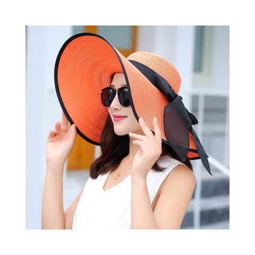 Summer Wide Brim Straw Hats Big Sun Hats For Women UV Protection