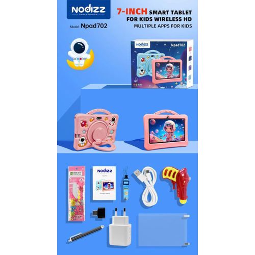 NODIZZ Npad 702 Kids Educational Tablet Android 15 4GB Ram 128GB Storage 7 inches Display Screen - image 3