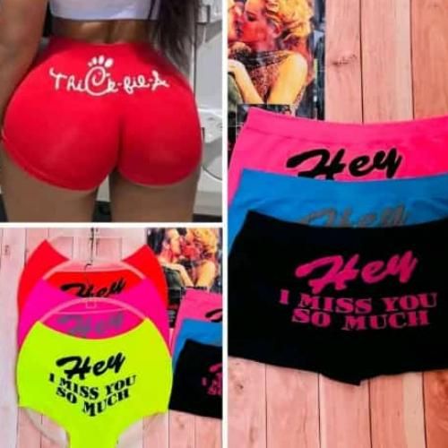 Fashion Ladies Waist 3pcs Tight Sexy Panties