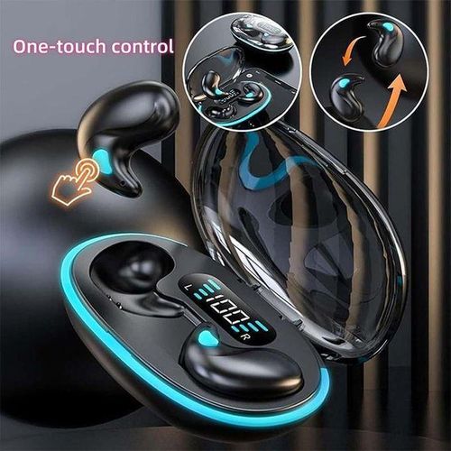 Generic Bluetooth Wireless Earphone Mini Sleeping Headphones Invisible Stereo Headset Black - image 8