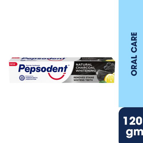 product_image_name-Pepsodent-Pepsodent Charcoal Whitening Toothpaste 120gm-1