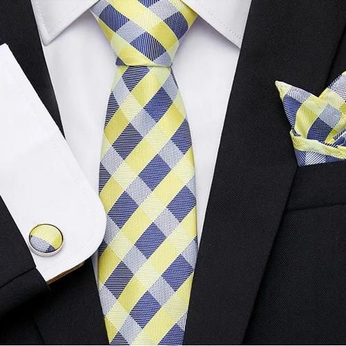 product_image_name-Fashion-Luxury Men’s Silk Tie Set – Necktie, Pocket Square & Cufflinks Gift Box for Wedding & Business-3