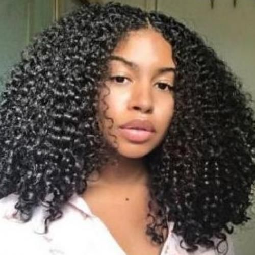 product_image_name-Fashion-Kinky Curly Hair Wig Mid Closure For Women-1