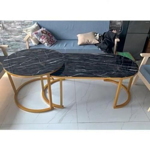 Generic High Quality Faux Marble (Quality MDF Wood) Centre Table - image 2