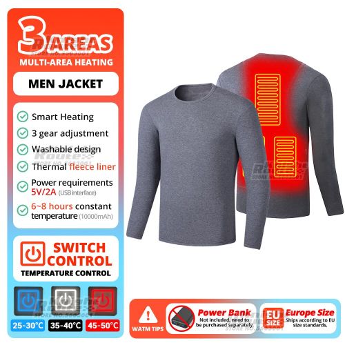 Men Heated Jacket Underwear Electric Heating Jacket Electric USB