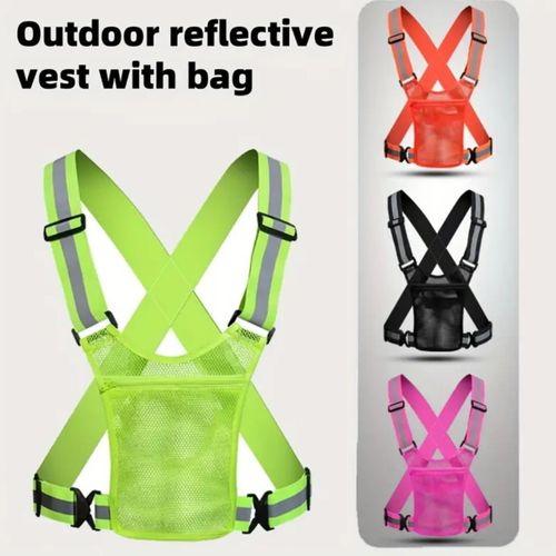 Fashion Reflective strap Elastic, Lemon