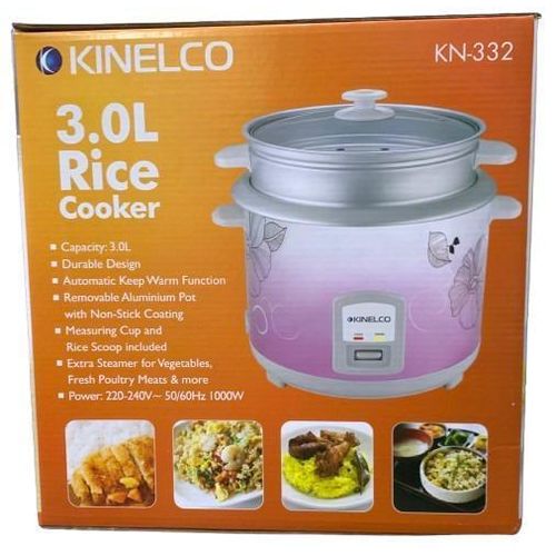 Kinelco 3L Electric Rice Cooker With Automatic keep warm function. - image 2