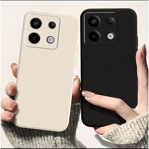 Generic Redmi 15C  Phone Case – Premium Black Silicone Case with Reinforced Camera Shield, Shockproof Armor & Scratch-Resistant. ( Black )