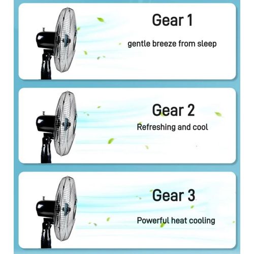 product_image_name-Generic-16 Inch Solar Rechargeable Fan Black-3