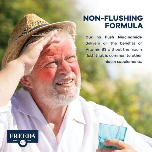 product_image_name-FREEDA-	Niacinamide Vitamin B3 250Mg - 500 Capsules No Flush Niacin Formula-5