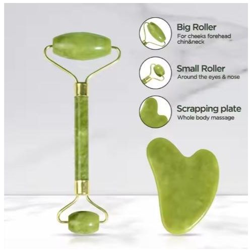 product_image_name-Generic-Jade Roller & Gua Sha Set for Face/Neck/Body Massage Wrinkle Remover -1