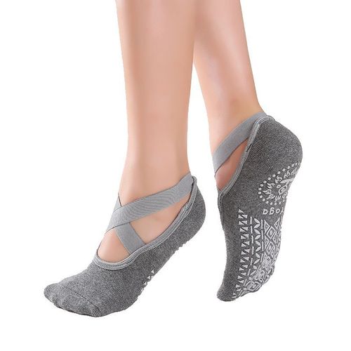 Generic Women Yoga Anti-slip Socks Backless Silicone Non-slip