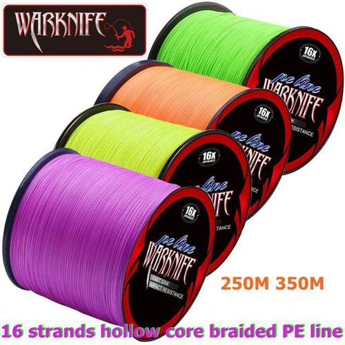 Generic Warknife 16 Strands 25050m Hollow Core Pe Braid Extreme Japan Braided  Fishing Line 20lbs-500lbs Fishing Assist Line Fish Line