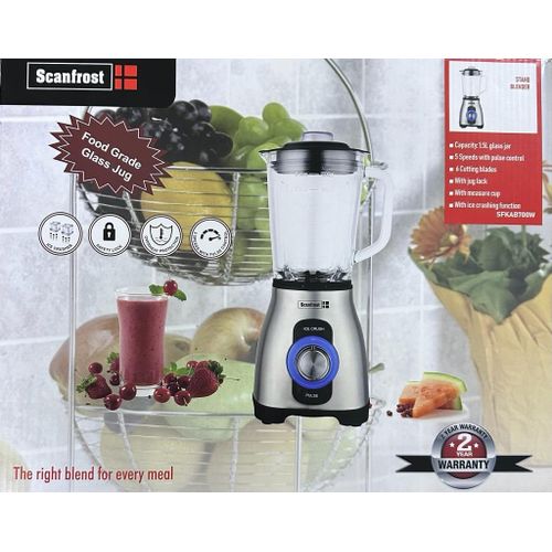Scanfrost Blender + Smoothie Maker + Ice Crusher + Pulse Function 700W