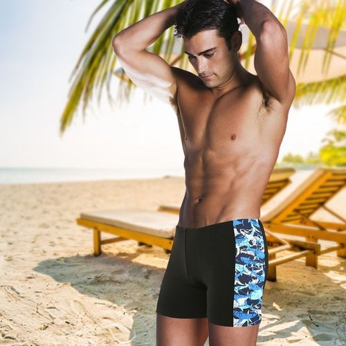 Men's Low Rise Swim Trunks Quick Dry Gym Sport Shorts Drawstring Boxer  Shorts