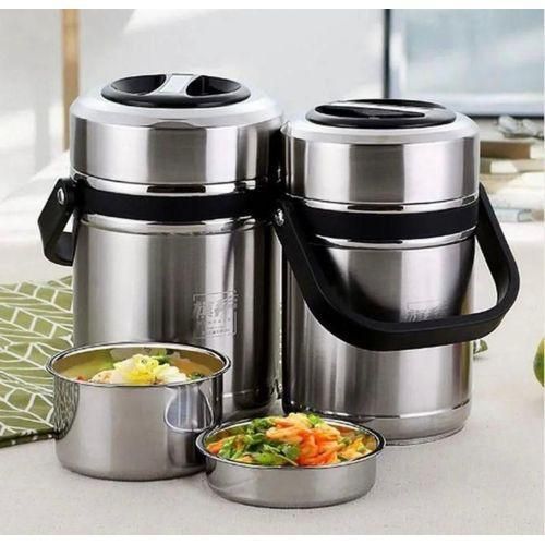 Generic 1.9L Stainless Steel Food Flask-1pc