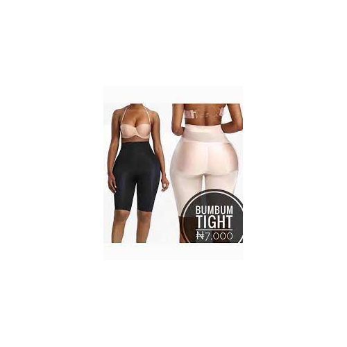 Fashion Padded Bum Enhancer Tight- Body Shaper 1piece Black