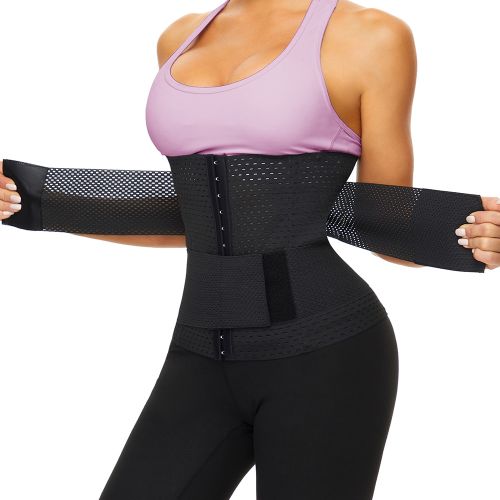 JML Miss Belt Ladies Dual Compression Instant Slimming Effect Waist Shaper  Black for sale online