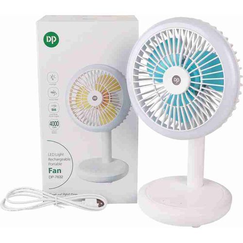 product_image_name-Dp-Rechargeable Fan 4000mAh With LED LIGHTs-2