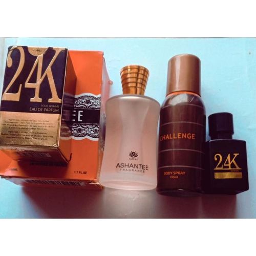 Generic Perfume combo (3 PCS) Ashantee no:A2-4133,24kk no:A2-3406 and Challenge no:A2-102059 - image 2