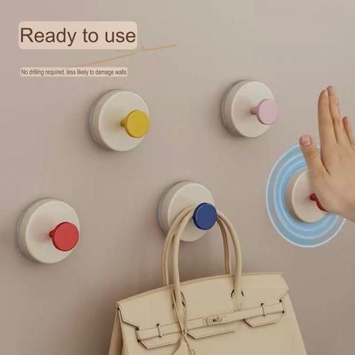 Generic 3 in 1 Pcs Suction cup hook storage, Kitchen, room rack clothes towel rack wall hanger