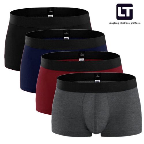Lt Fashionable Men's Underwear Boxer Cotton Underwear 4 In 1 | Jumia ...