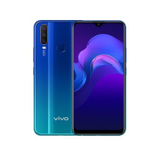 Y15 2019, 6.35" HD+ 4GB RAM, 64GB ROM, Front Camera 16MP, Triple Rear Camera 13/8/2 MP, Dual SIM, 5000mAh - Aqua Blue