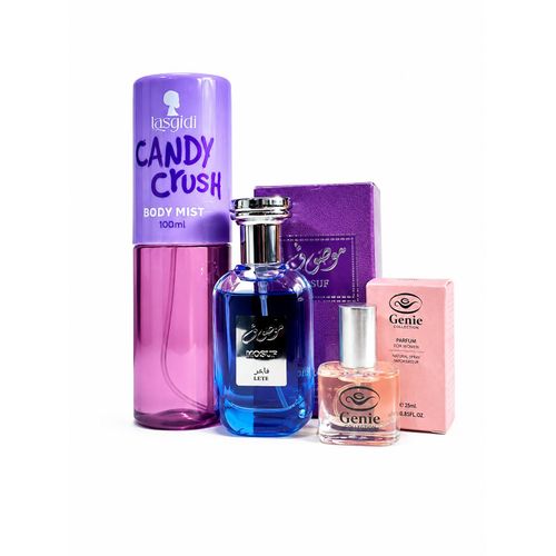 MOSUF Lasgidi Candy Crush +Mini perfume 25ml +FREE PERFUME OIL