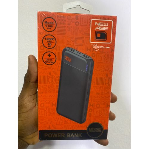 New Age 12500mAh 46Wh Type-C Input Strong Power Bank