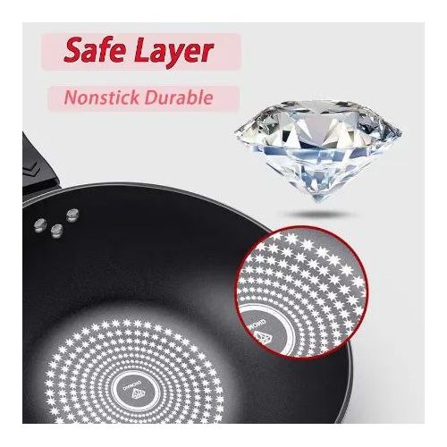 product_image_name-Generic-Deep Wok Kitchen Non Stick Superior Pan-34cm-4