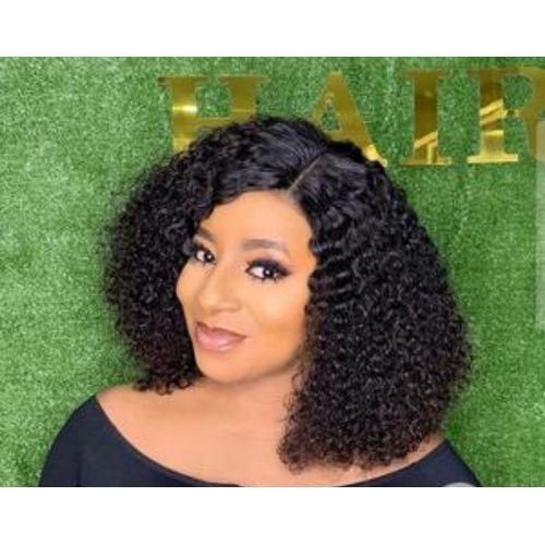 Generic Curly Wavy Natural Soft Black Hair Full Head Fix Bundles