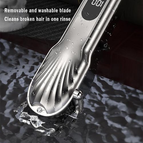 product_image_name-TOUPHY-Rechargeable Hair Clipper/Hair Trimmer/Shaving Machine - Silver-5