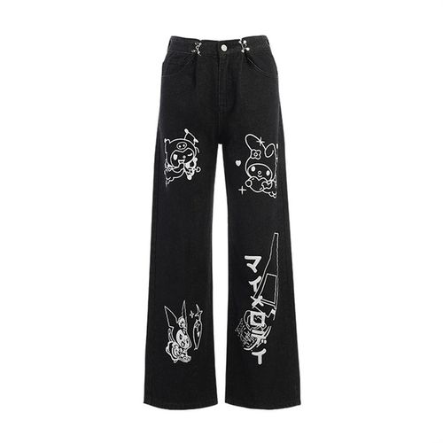 Fashion 2022 Kawaii Anime Y2k Cargo E Girl Pants Women Korean Preppy Style  Hot Pants