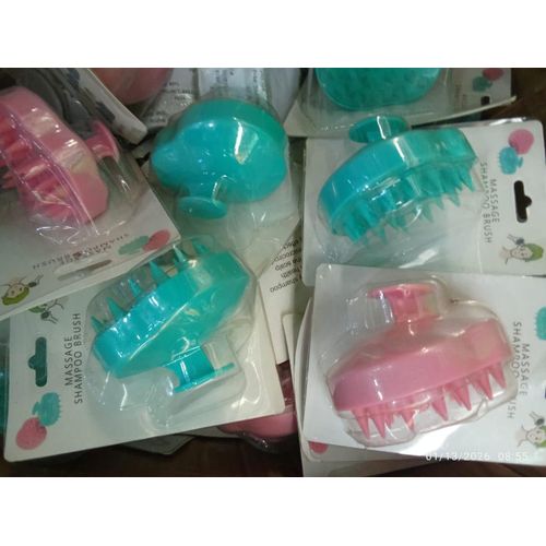 Generic Silicon Shampoo hair brush 1pcs